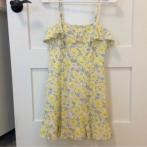 gianni bini floral mini dress